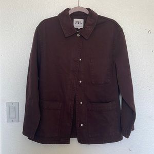 brown zara jacket!